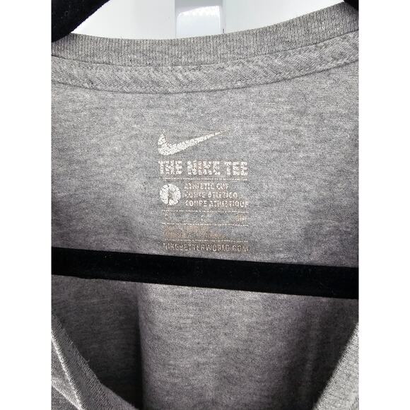 Nike Men's Heather Gray Dallas Cowboys Athletic Cut Short Sleeve T-Shirt Size S - Picture 3 of 4